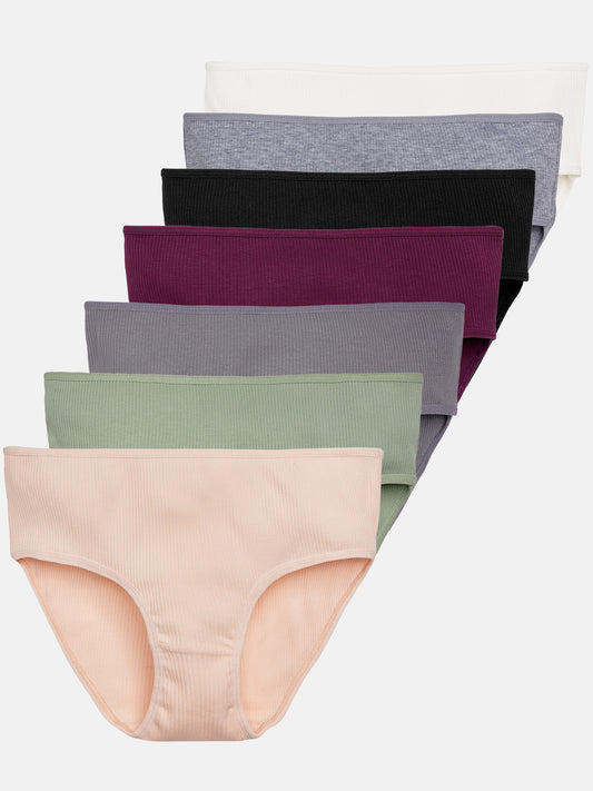 Tazzio Damen Slip 7er-Pack Übergrößen F904