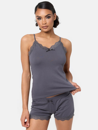 Ensemble de nuit pour femme Tazzio, maillot de corps et culotte F908