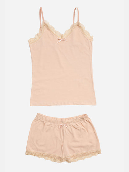 Ensemble de nuit pour femme Tazzio, maillot de corps et culotte F908