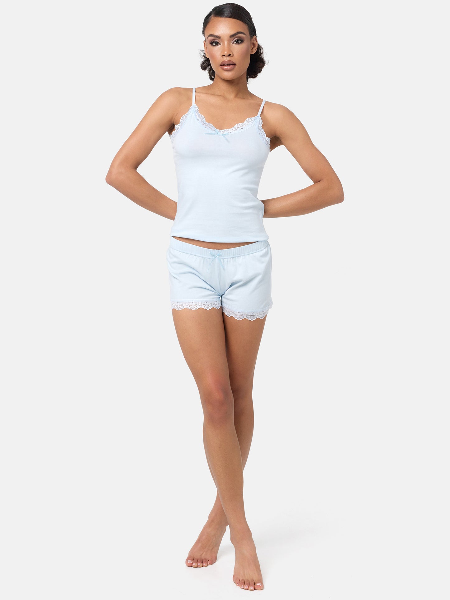 Ensemble de nuit pour femme Tazzio, maillot de corps et culotte F908