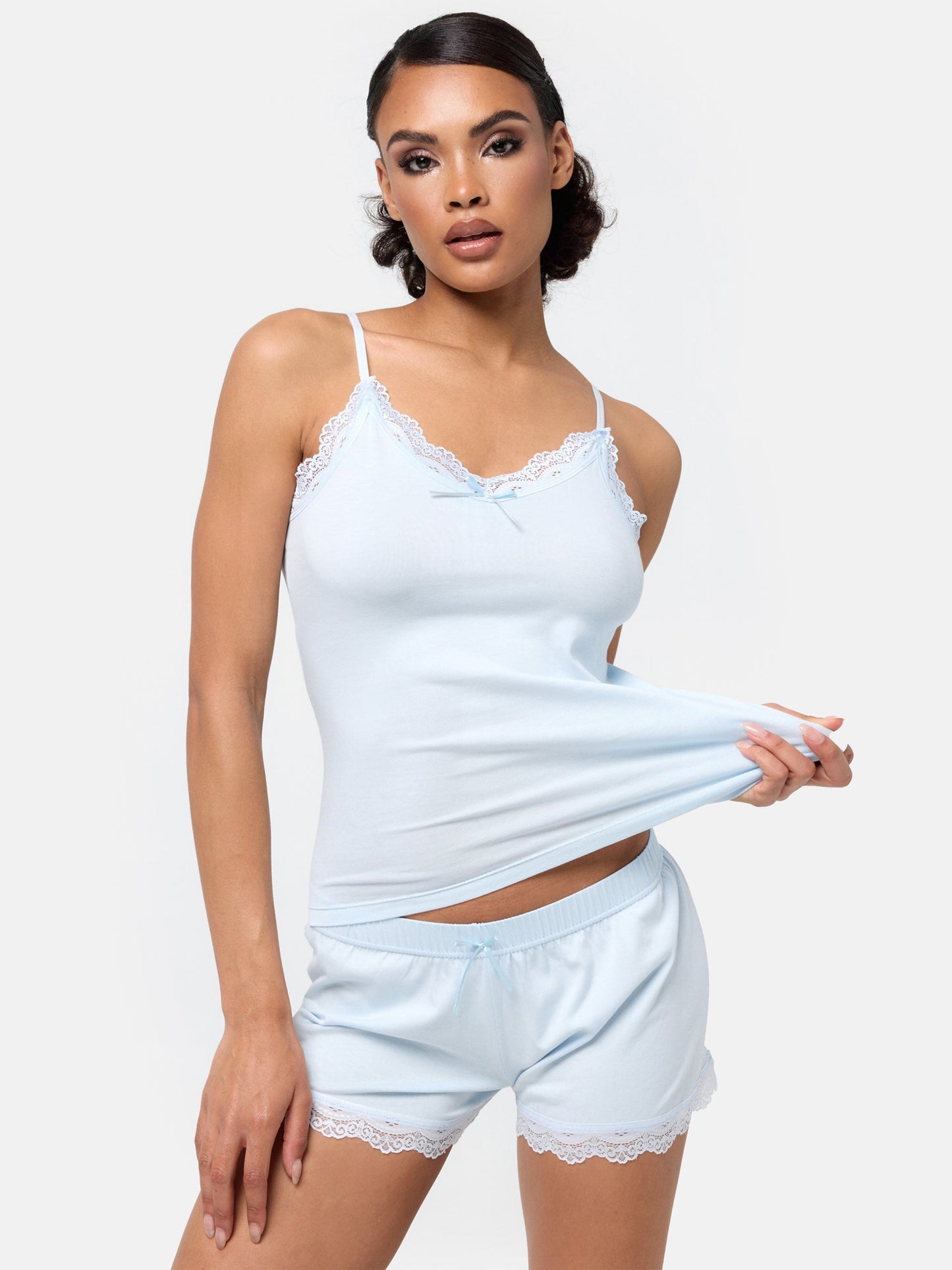 Ensemble de nuit pour femme Tazzio, maillot de corps et culotte F908