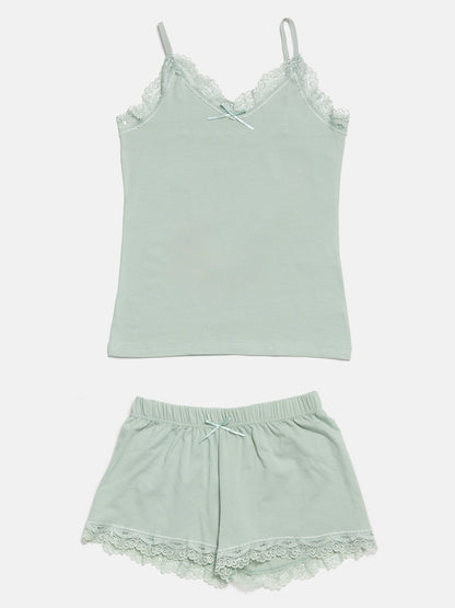 Ensemble de nuit pour femme Tazzio, maillot de corps et culotte F908