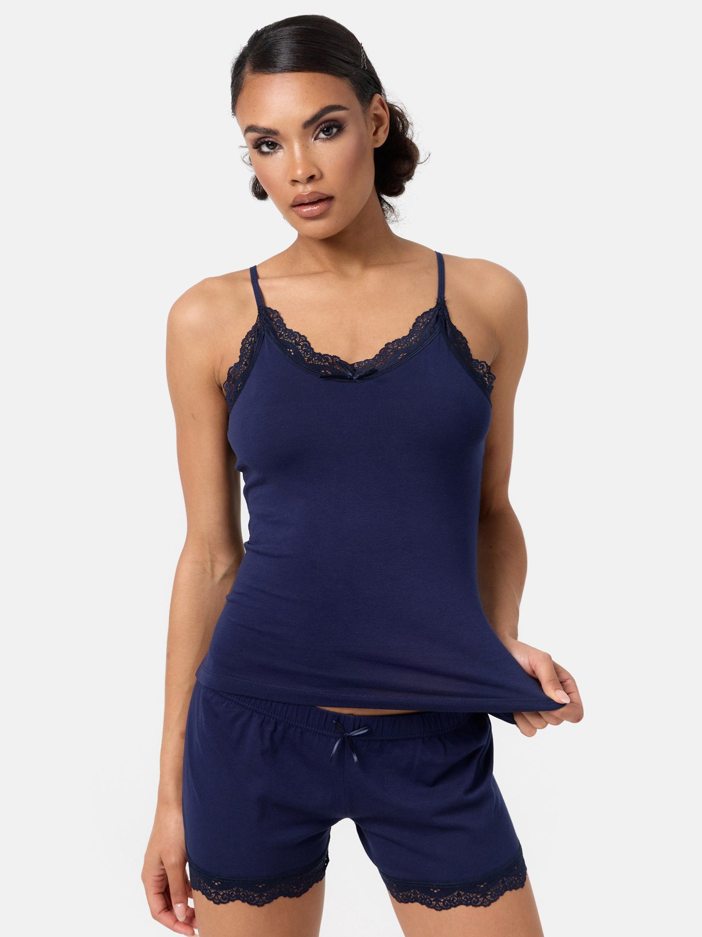 Ensemble de nuit pour femme Tazzio, maillot de corps et culotte F908