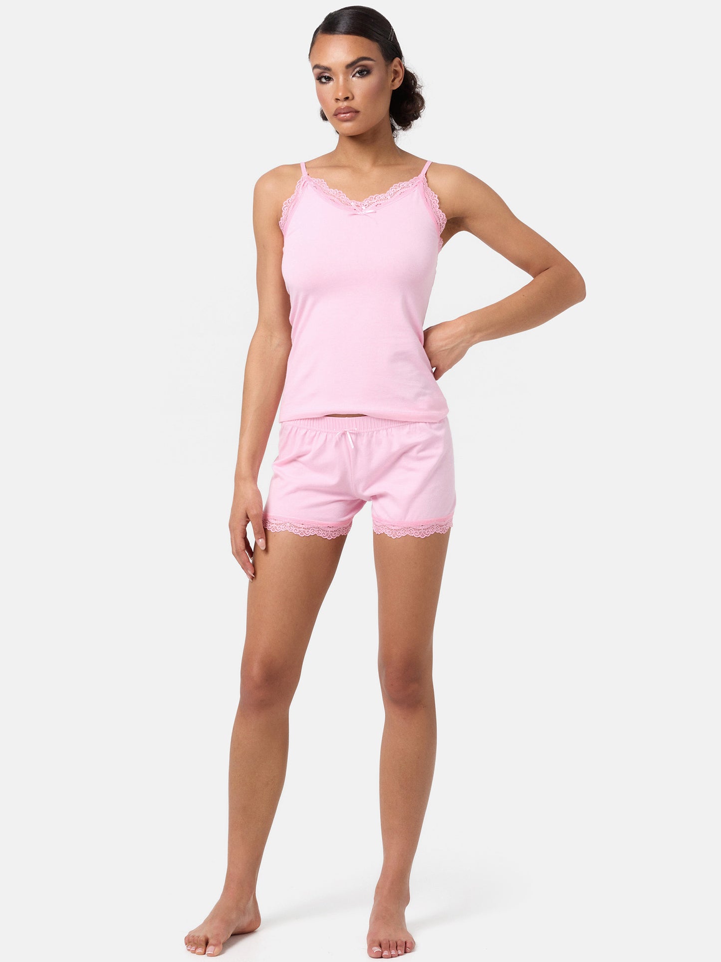 Ensemble de nuit pour femme Tazzio, maillot de corps et culotte F908