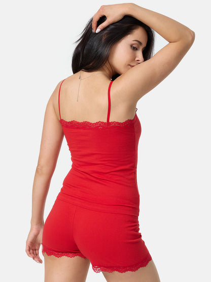 Ensemble de nuit pour femme Tazzio, maillot de corps et culotte F908