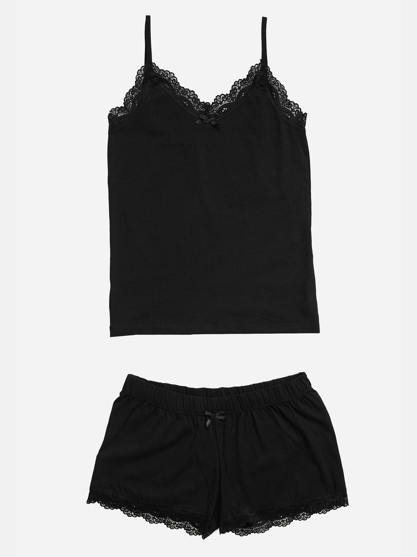 Tazzio Damen Nachtwäsche-Set Unterhemd und Panty F908