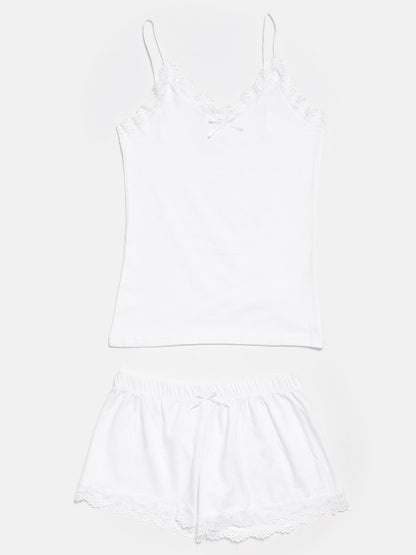 Ensemble de nuit pour femme Tazzio, maillot de corps et culotte F908
