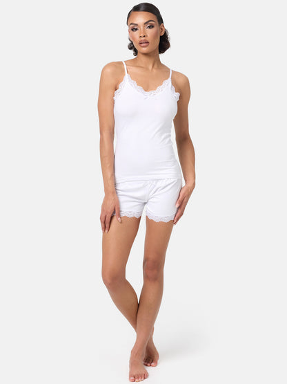 Ensemble de nuit pour femme Tazzio, maillot de corps et culotte F908