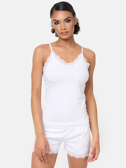 Ensemble de nuit pour femme Tazzio, maillot de corps et culotte F908