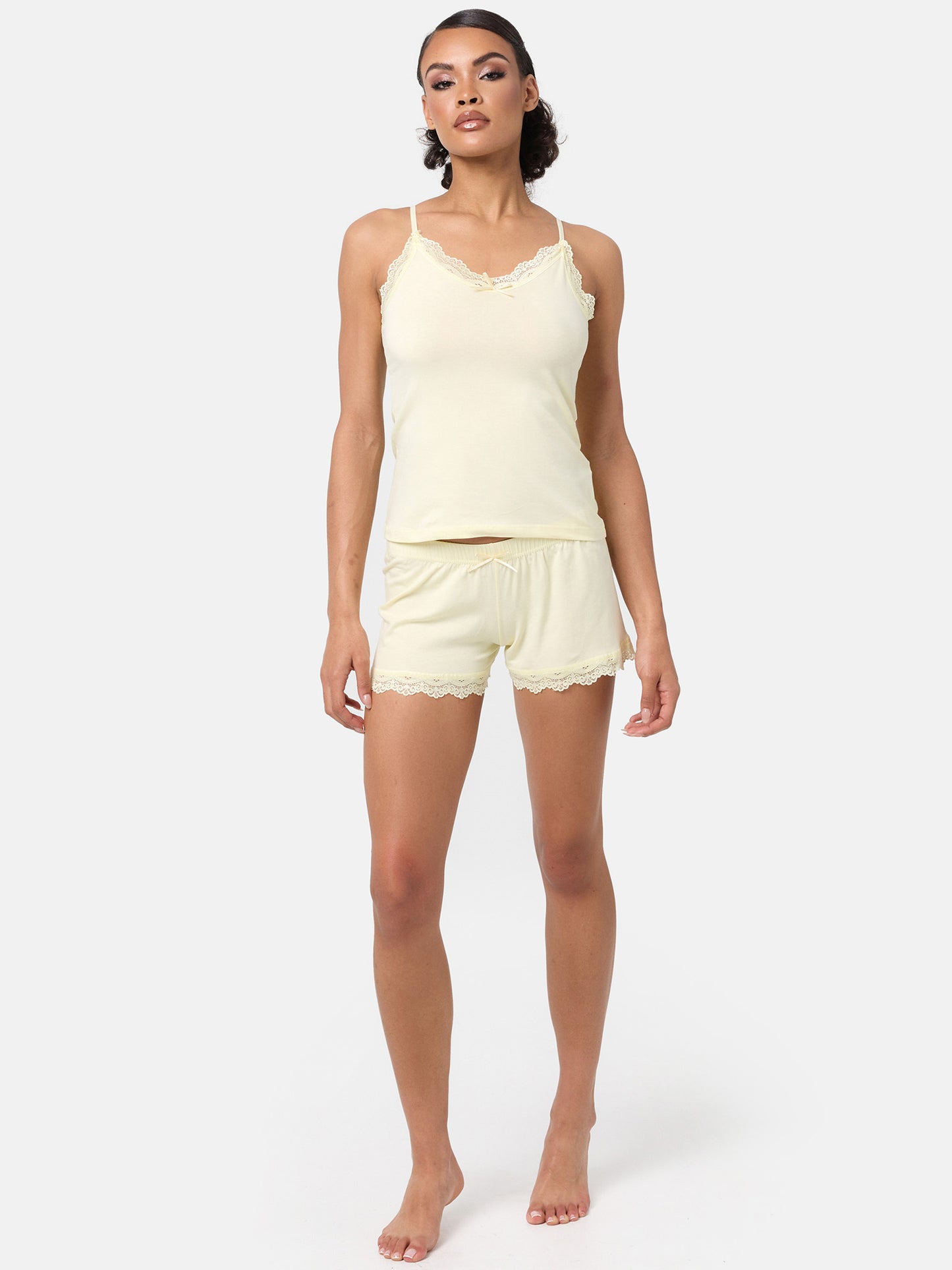 Ensemble de nuit pour femme Tazzio, maillot de corps et culotte F908