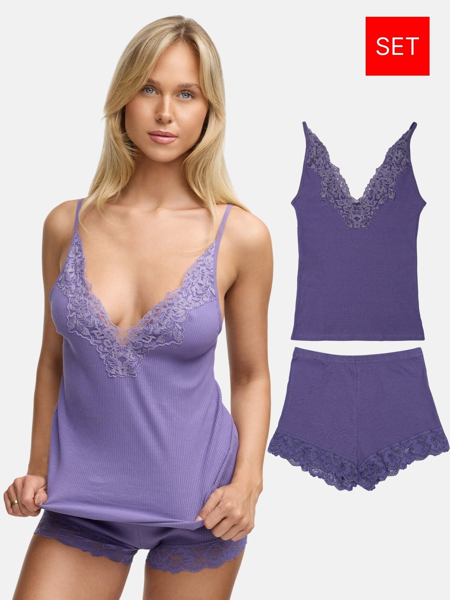 Tazzio Damen Nachtwäsche-Set F909