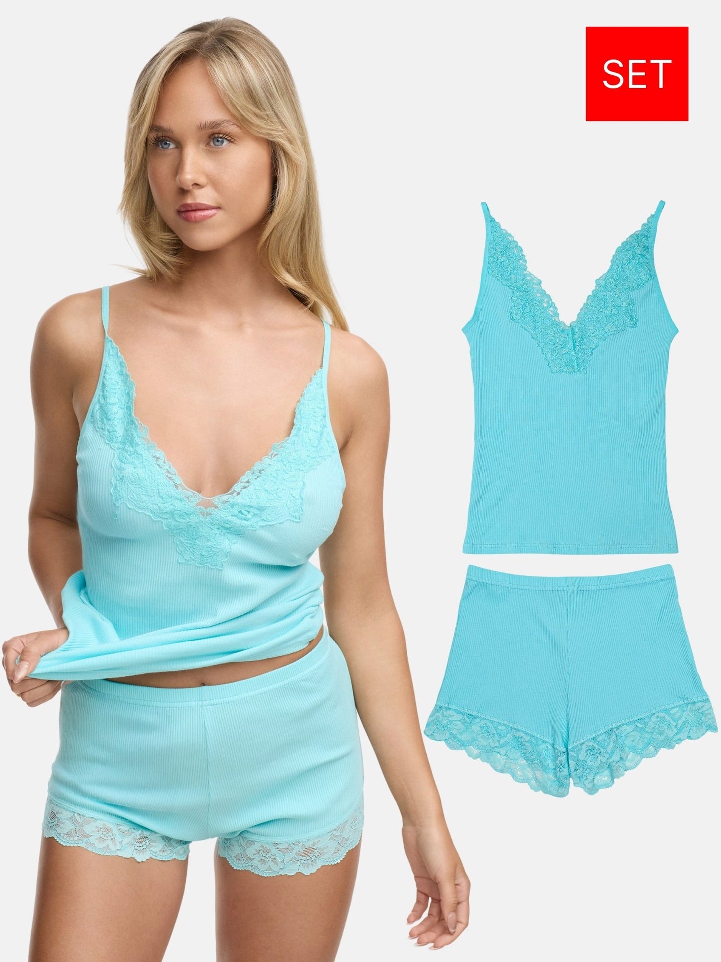 Tazzio Damen Nachtwäsche-Set F909