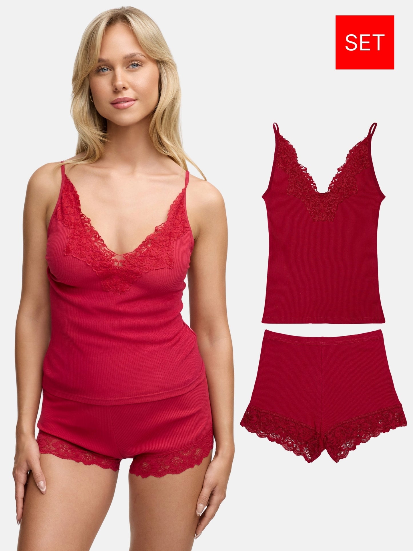 Tazzio Damen Nachtwäsche-Set F909