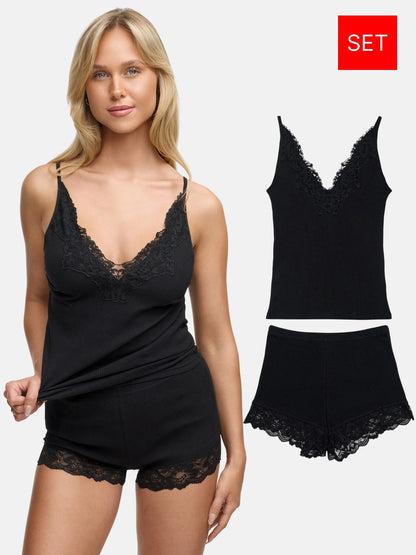 Tazzio Damen Nachtwäsche-Set F909