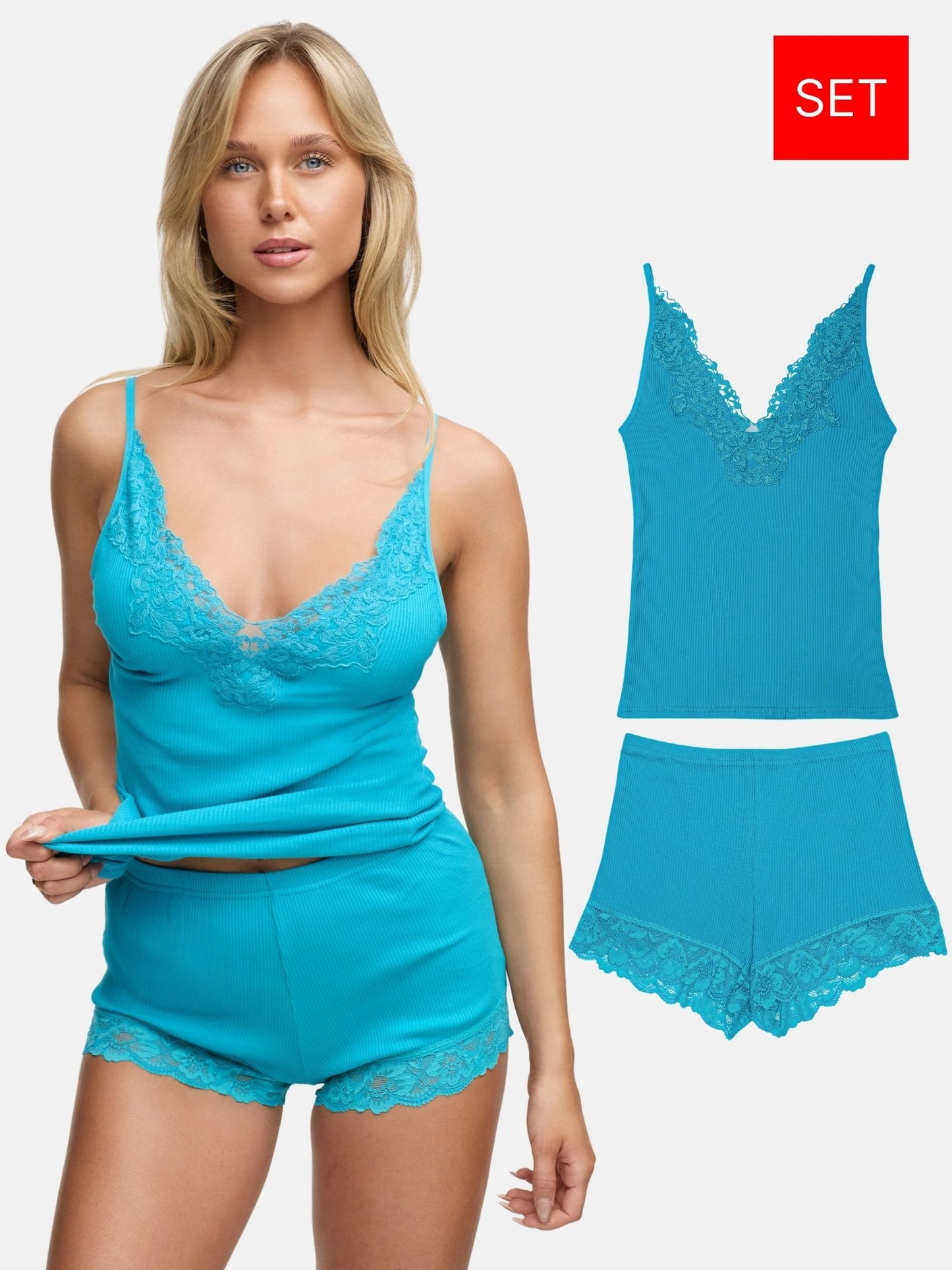 Tazzio Damen Nachtwäsche-Set F909