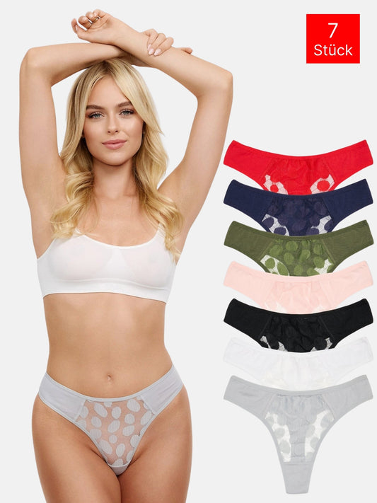 Tazzio Damen String 7er-Pack F915