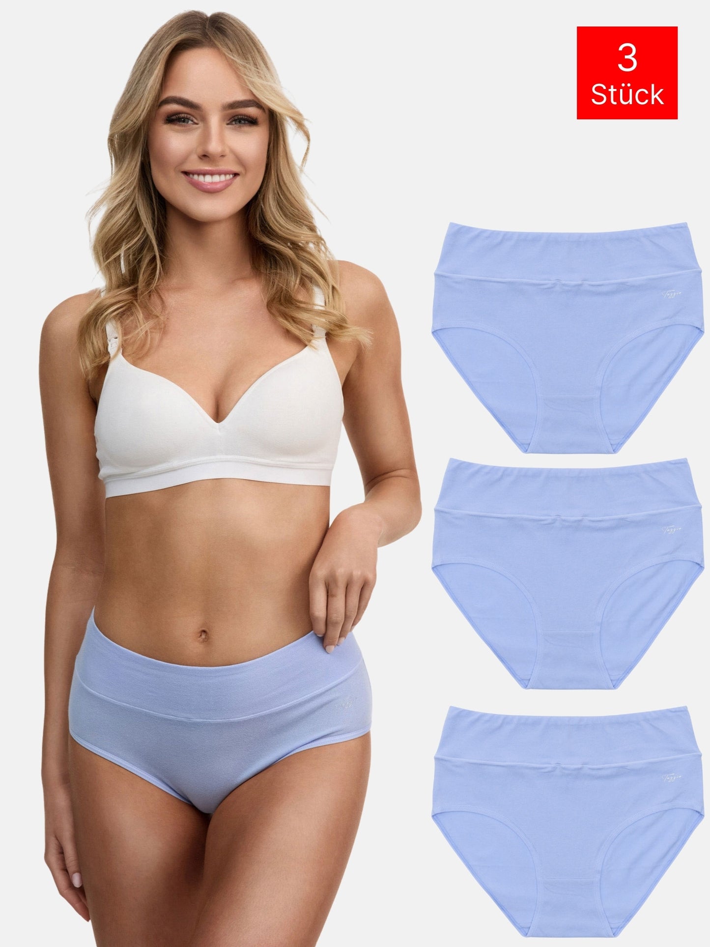 Tazzio Damen Slip 3er-Pack F920