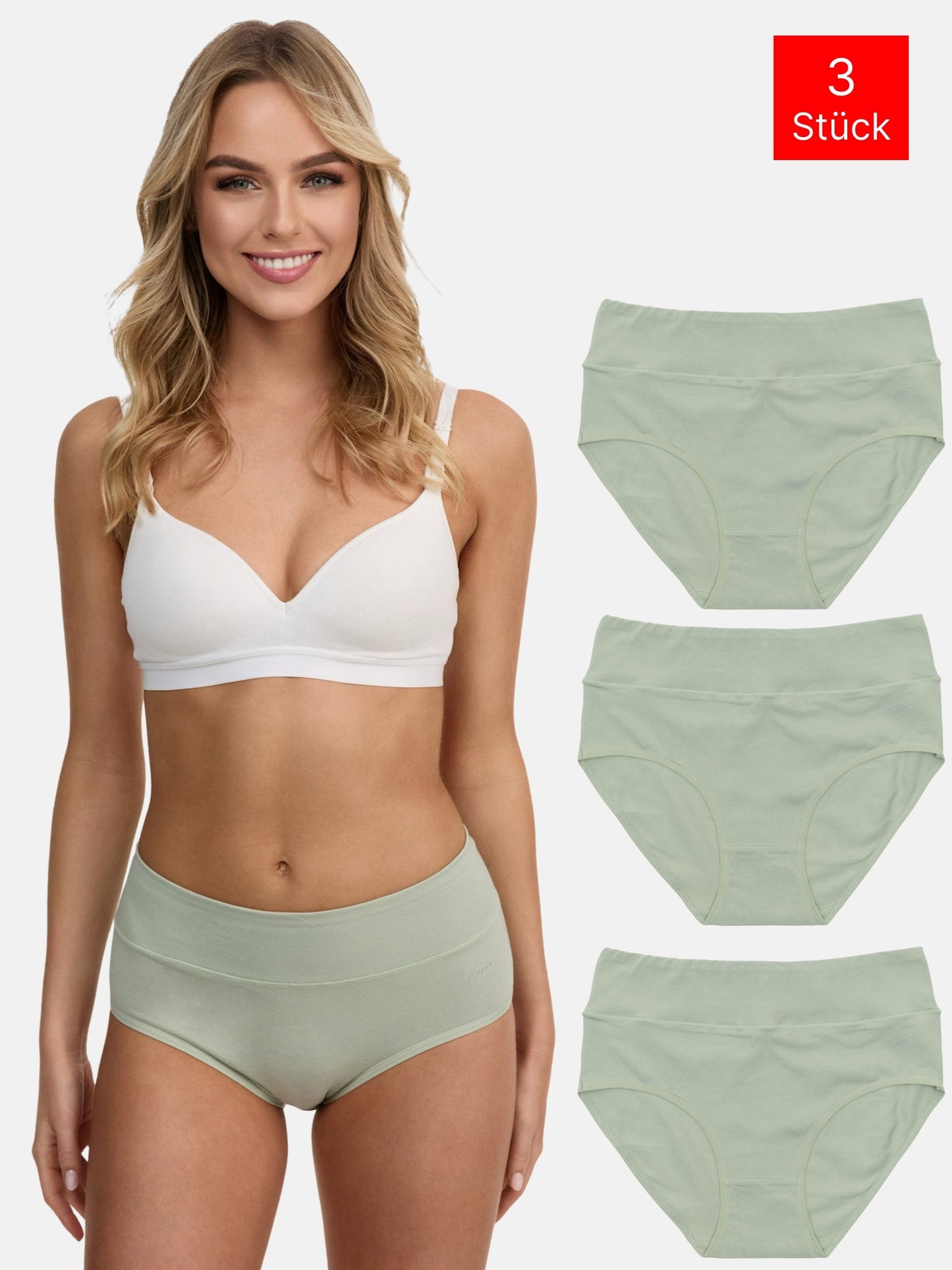 Tazzio Damen Slip 3er-Pack F920
