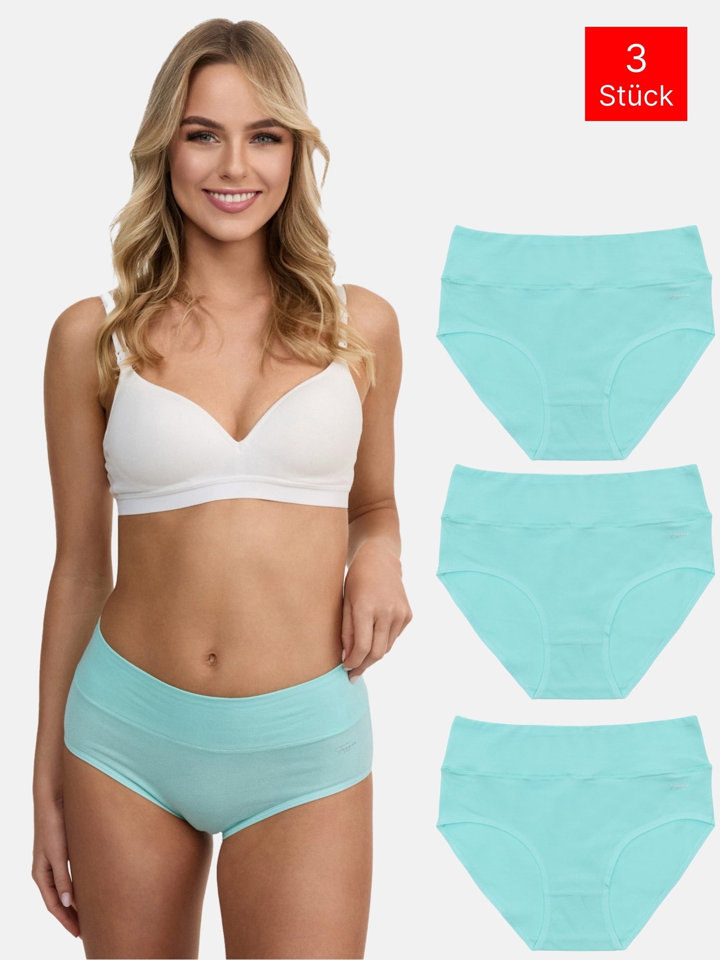 Tazzio Damen Slip 3er-Pack F920