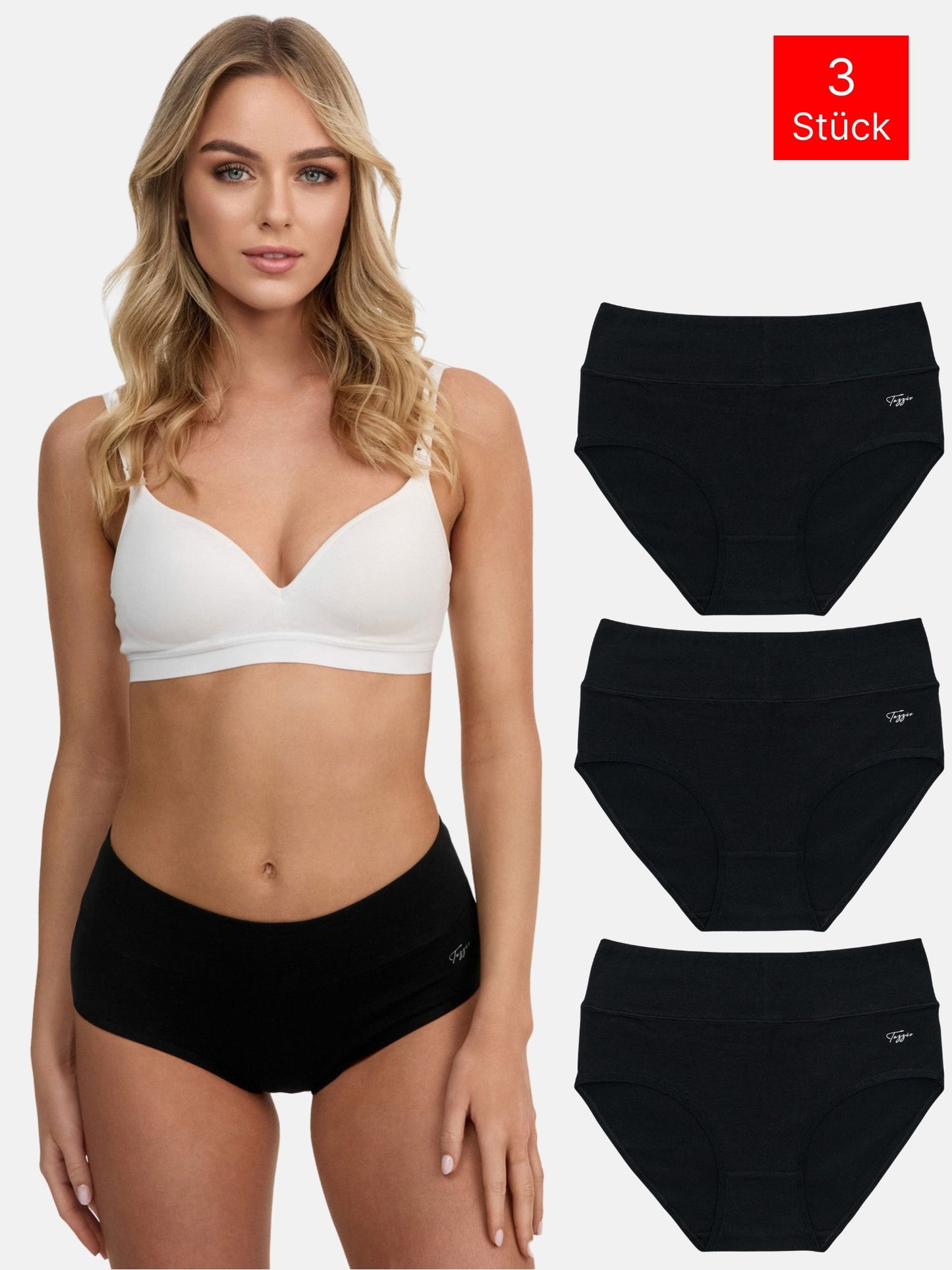 Tazzio Damen Slip 3er-Pack F920