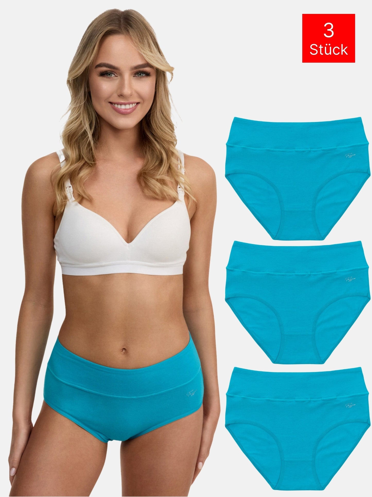 Tazzio Damen Slip 3er-Pack F920