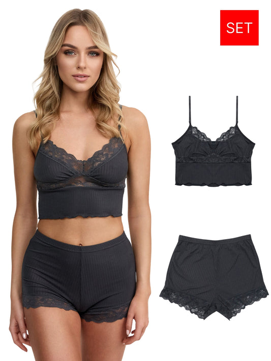 Tazzio Damen Nachtwäsche-Set F921