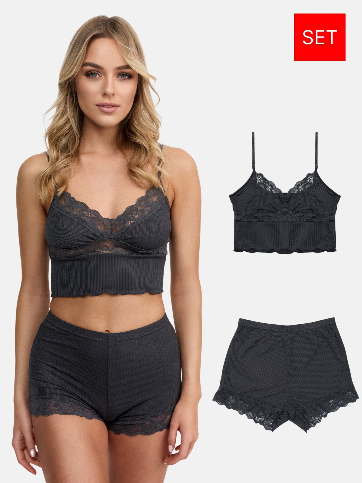 Tazzio Damen Nachtwäsche-Set F921