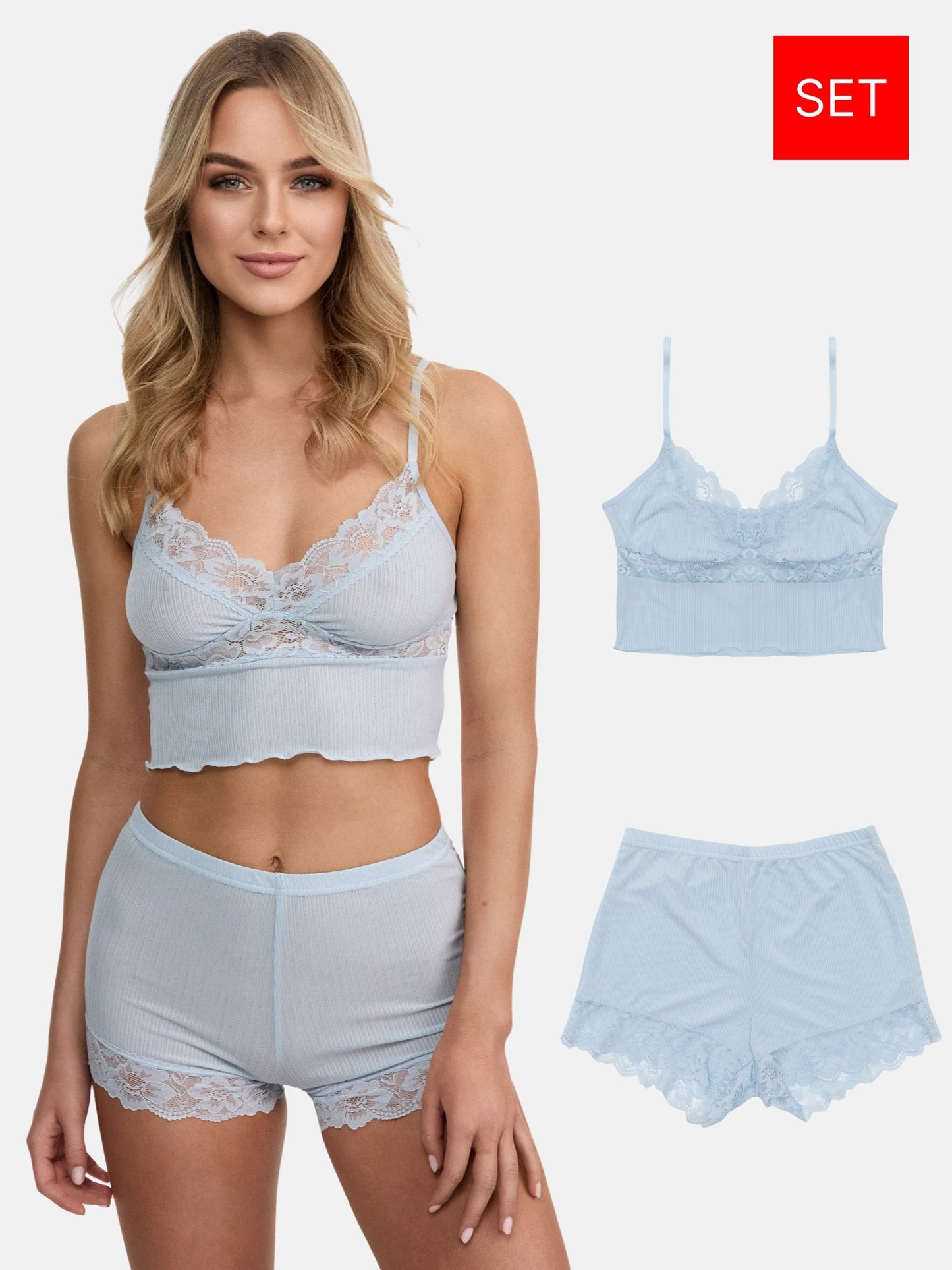 Tazzio Damen Nachtwäsche-Set F921