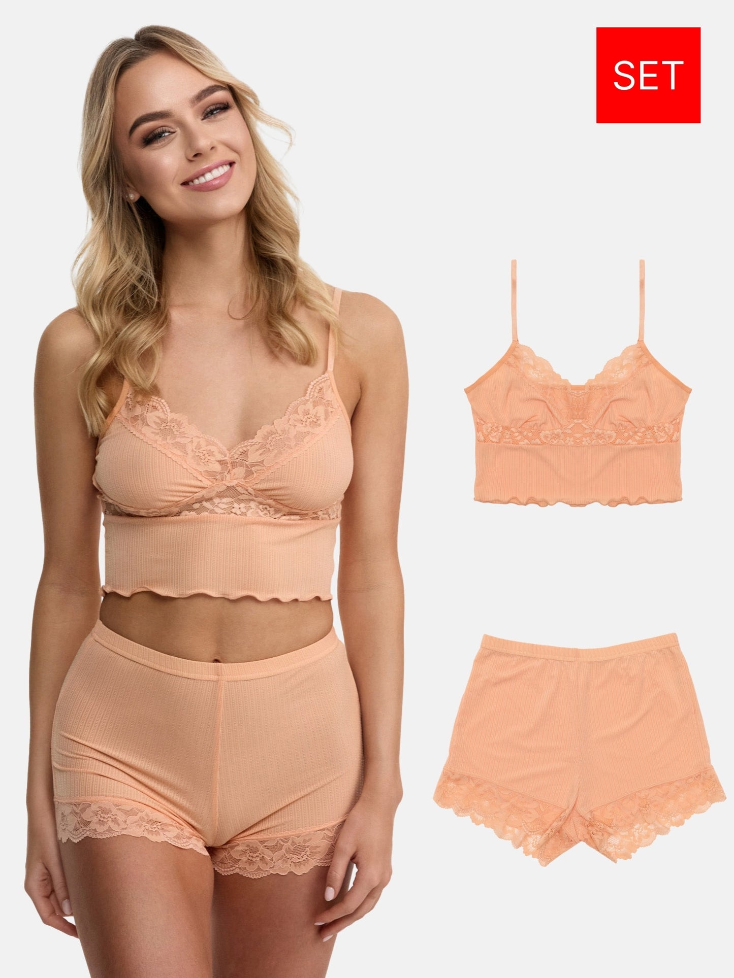 Tazzio Damen Nachtwäsche-Set F921