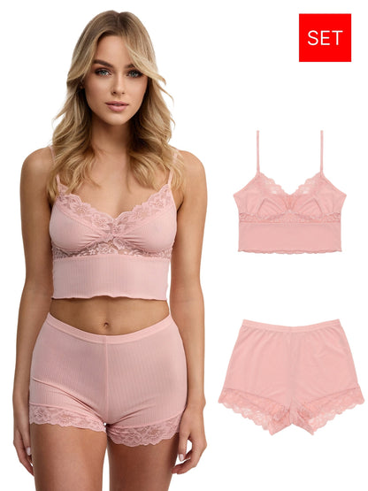 Tazzio Damen Nachtwäsche-Set F921