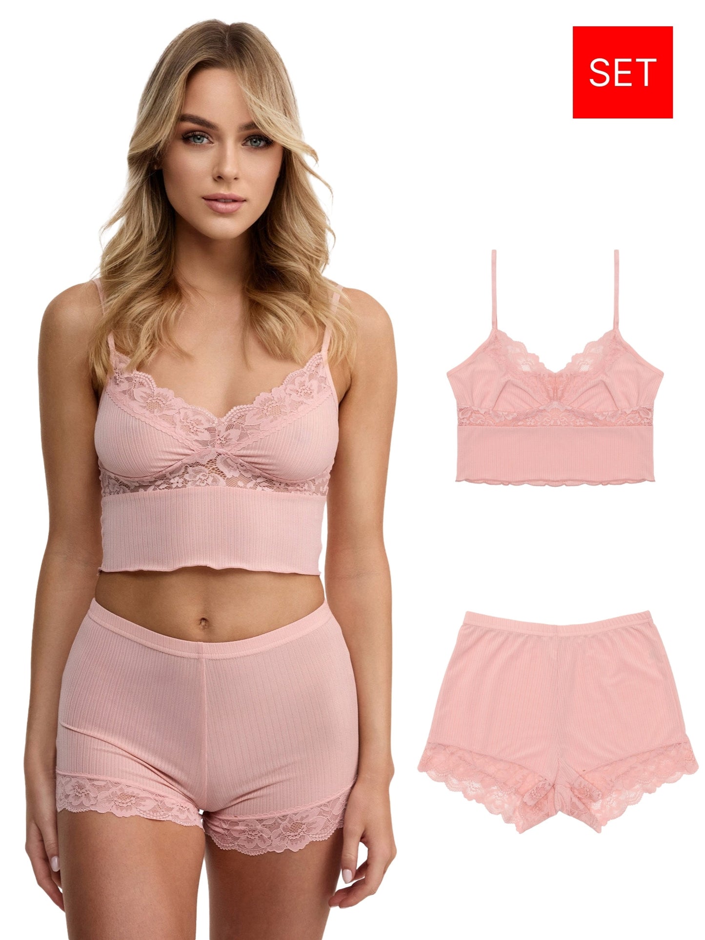 Tazzio Damen Nachtwäsche-Set F921