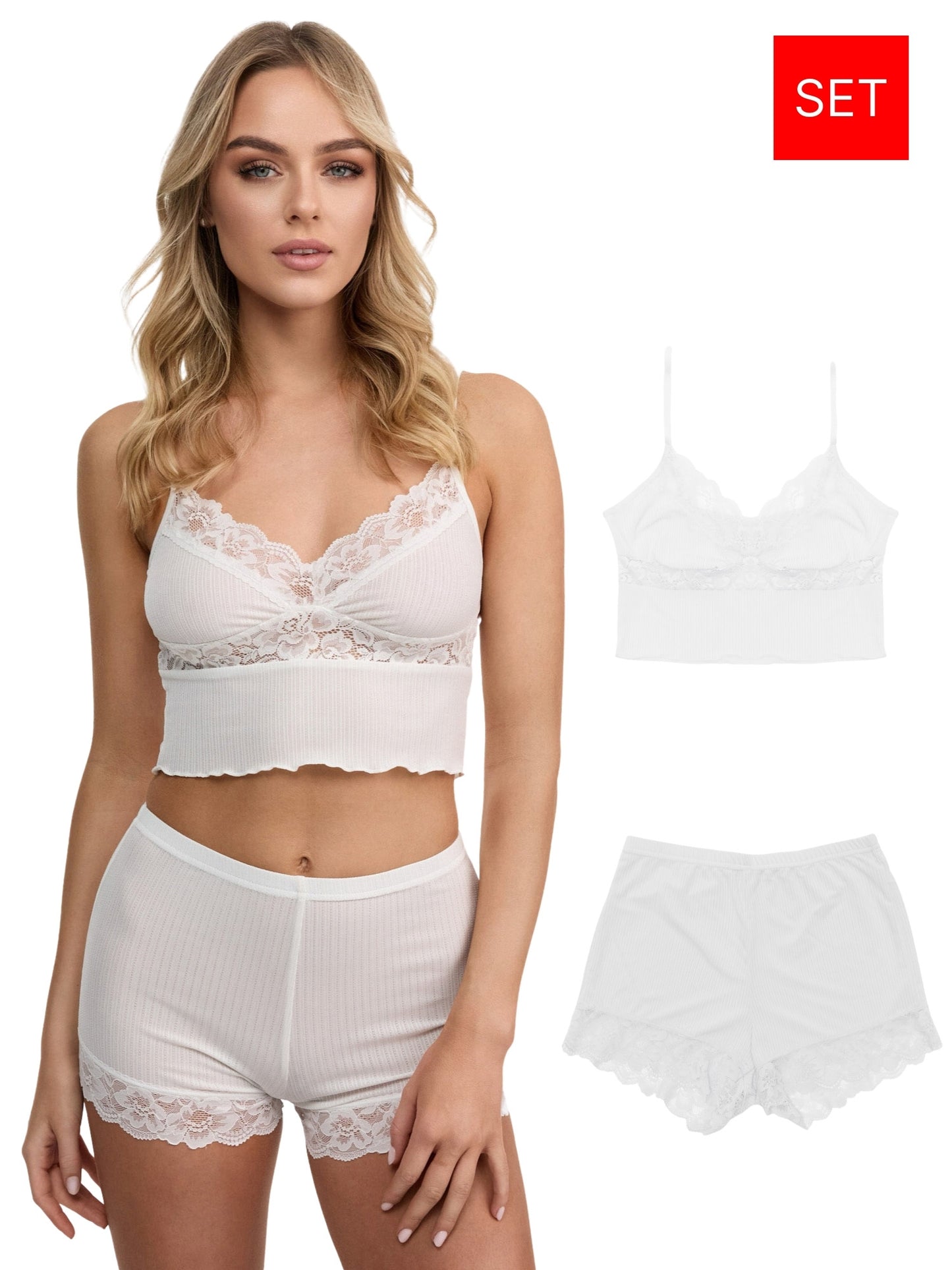 Tazzio Damen Nachtwäsche-Set F921