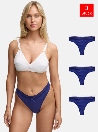 Tazzio Damen String 3er-Pack F927