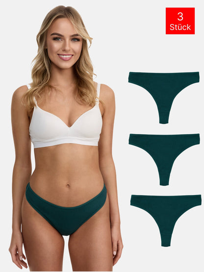 Tazzio Damen String 3er-Pack F933