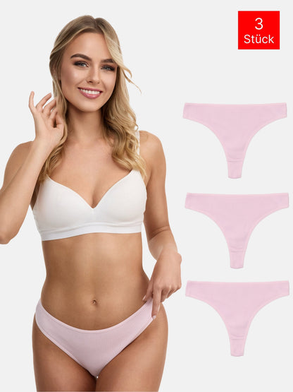 Tazzio Damen String 3er-Pack F933