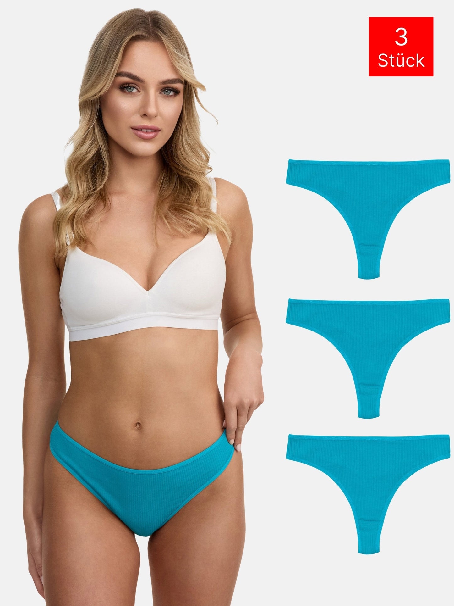 Tazzio Damen String 3er-Pack F933