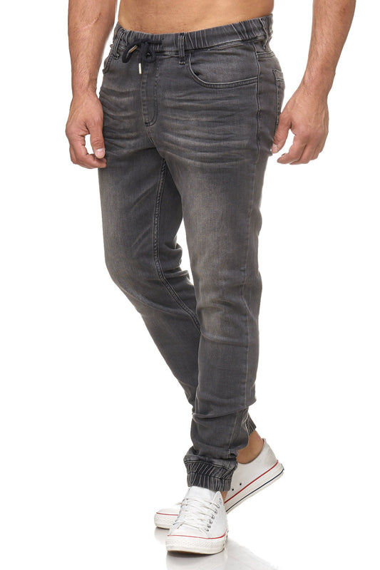 Tazzio Herren Jeans Regular Fit im Jogger-Stil 17506