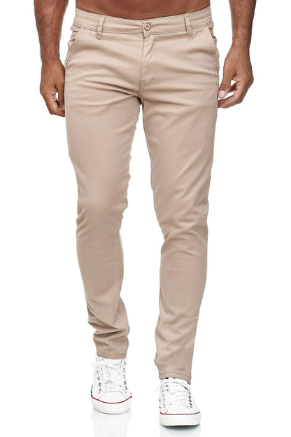 Tazzio Herren Chino Slim Fit 19530 Beige
