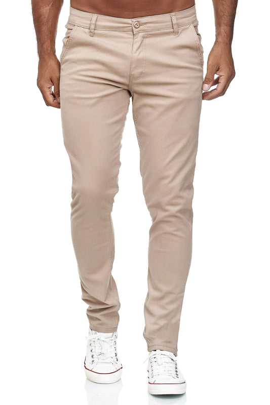 Tazzio Herren Chino Slim Fit 19530 Beige