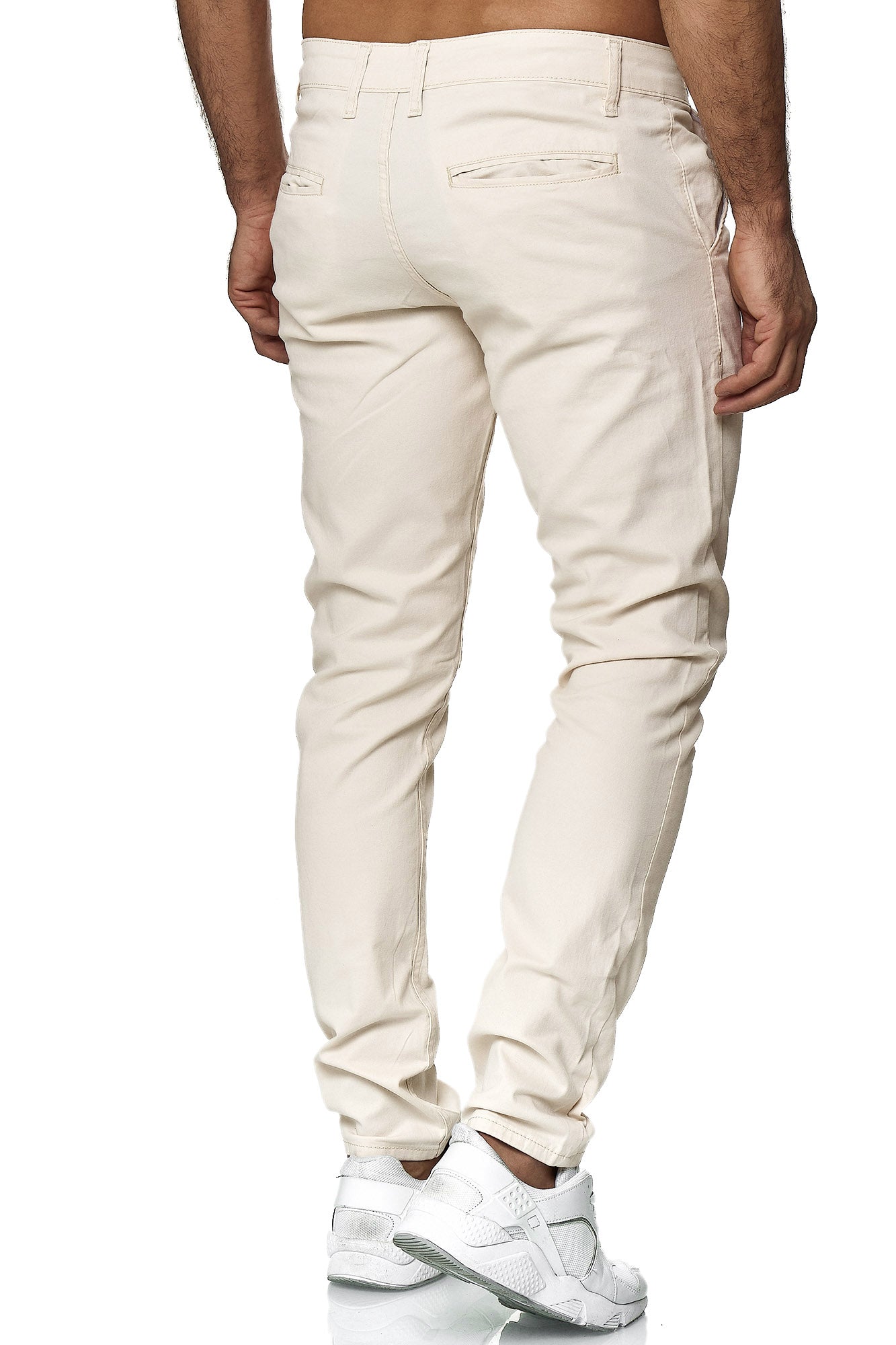 Tazzio Herren Chino Slim Fit 19530 Ecru