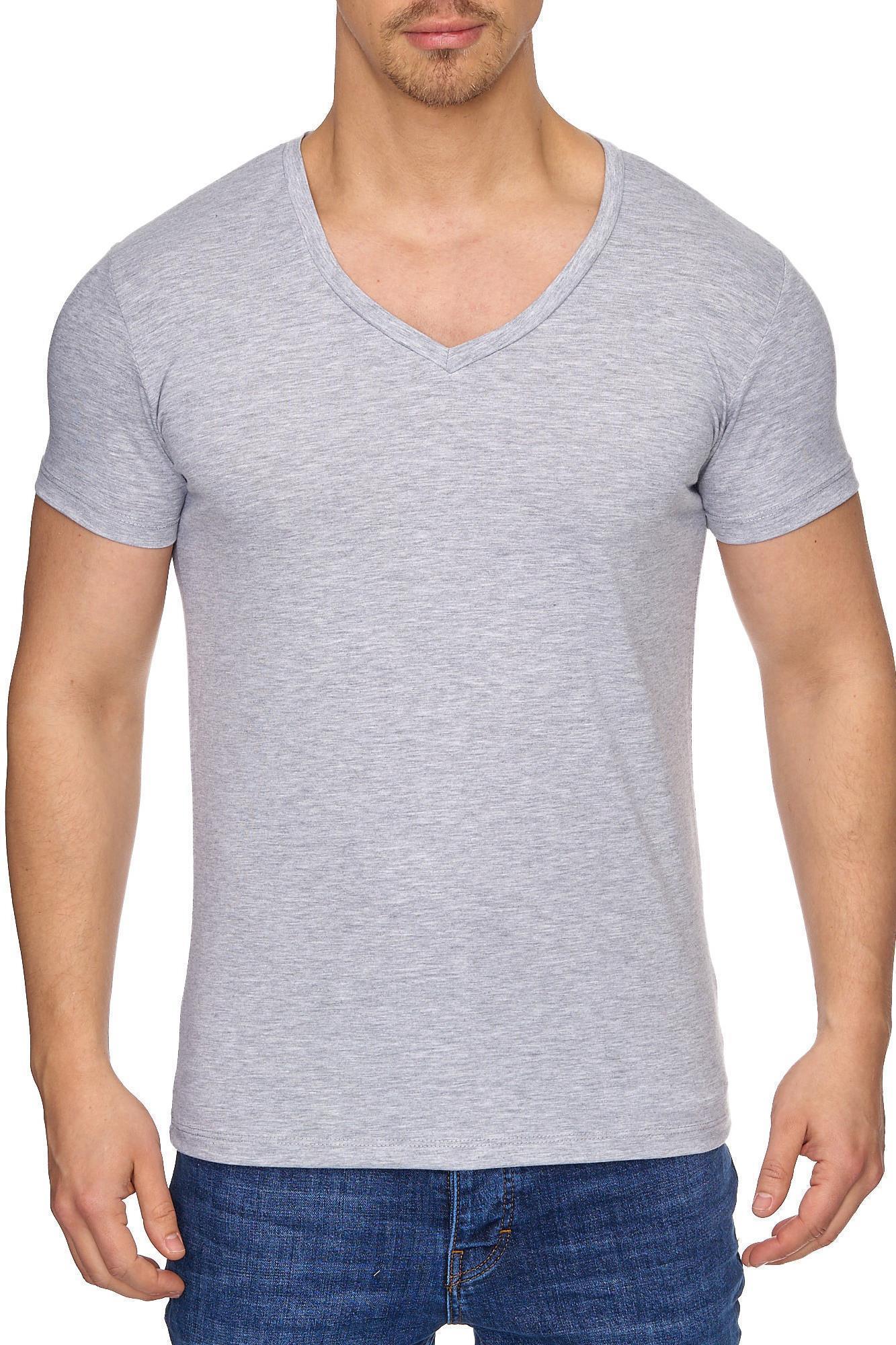 Tazzio Herren T-Shirt mit V-Ausschnitt 17100