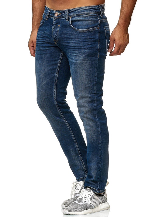 Tazzio Herren Jeans Slim Fit 16533 Blau-1