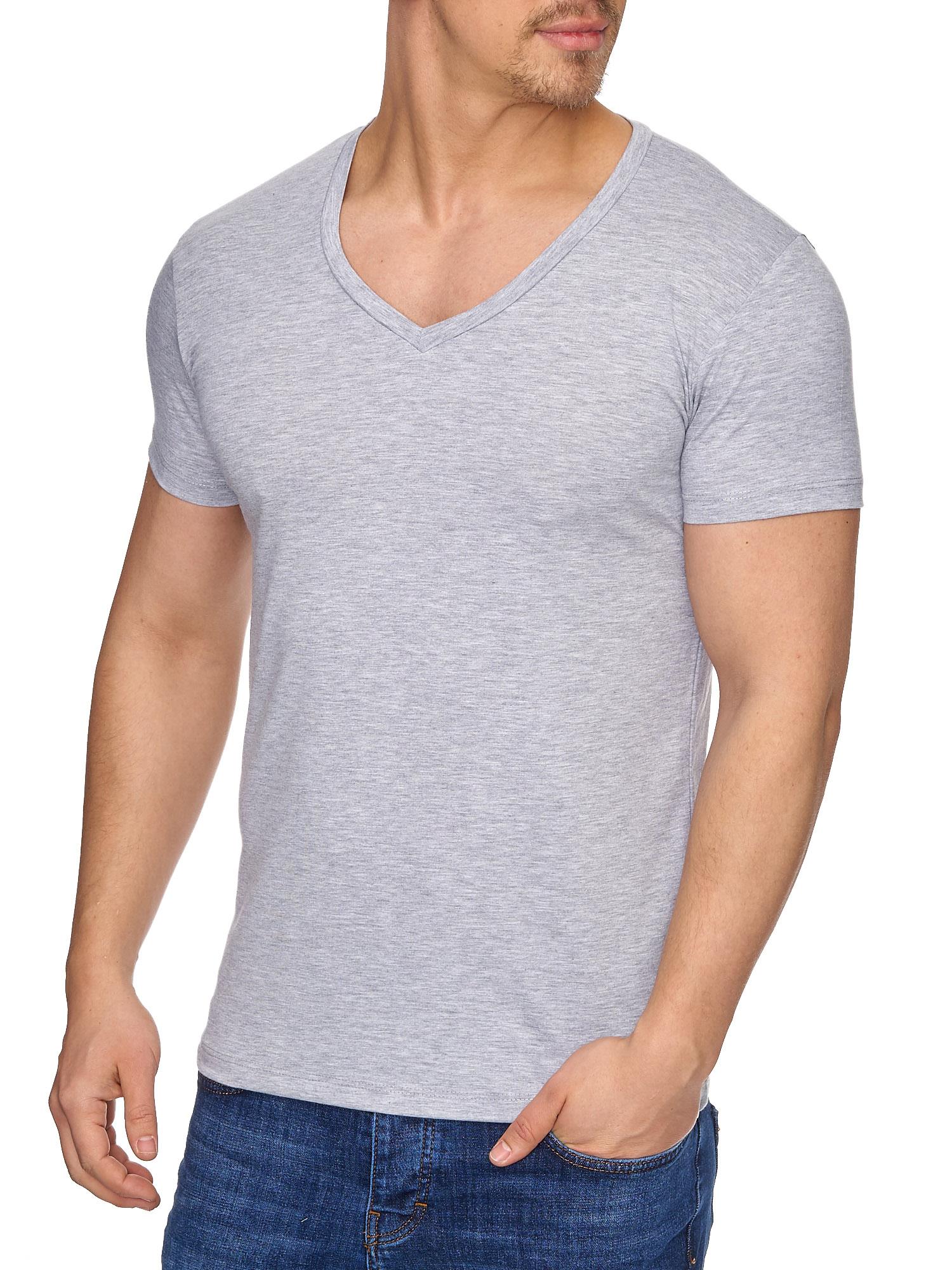 Tazzio Herren T-Shirt mit V-Ausschnitt 17100