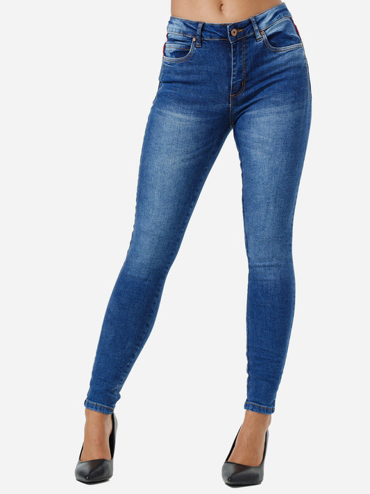 Tazzio Damen Skinny Fit Jeans F108