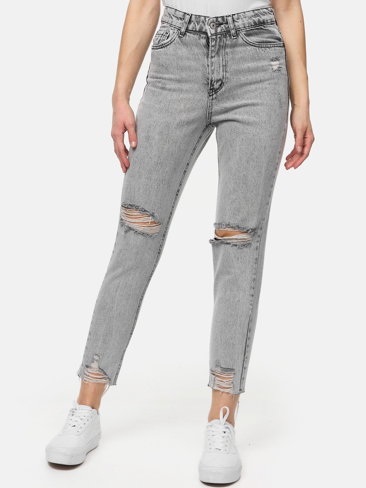 Tazzio Damen Mom Jeans F127