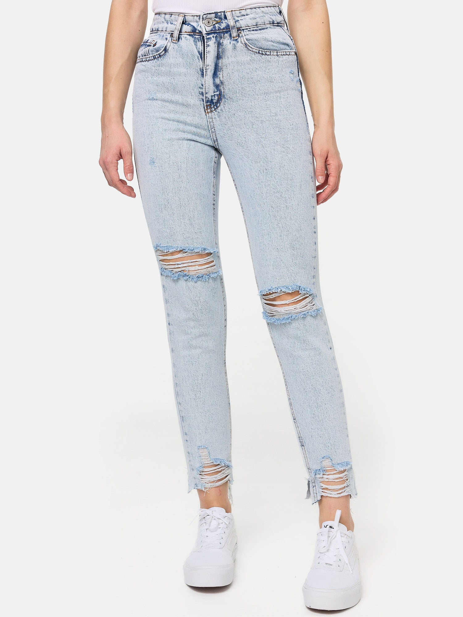 Tazzio Damen Mom Jeans F127