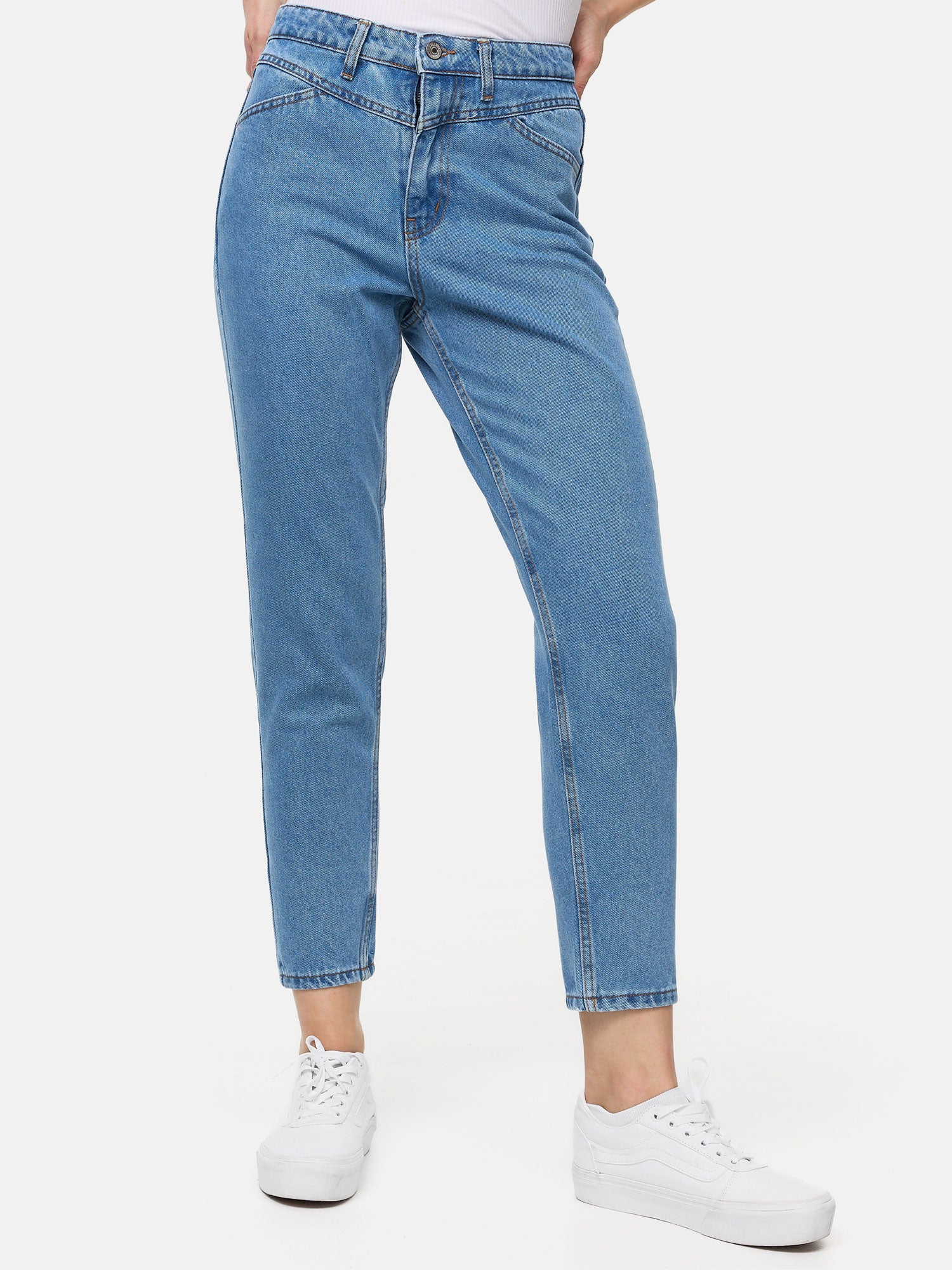 Tazzio Damen Mom Jeans F131