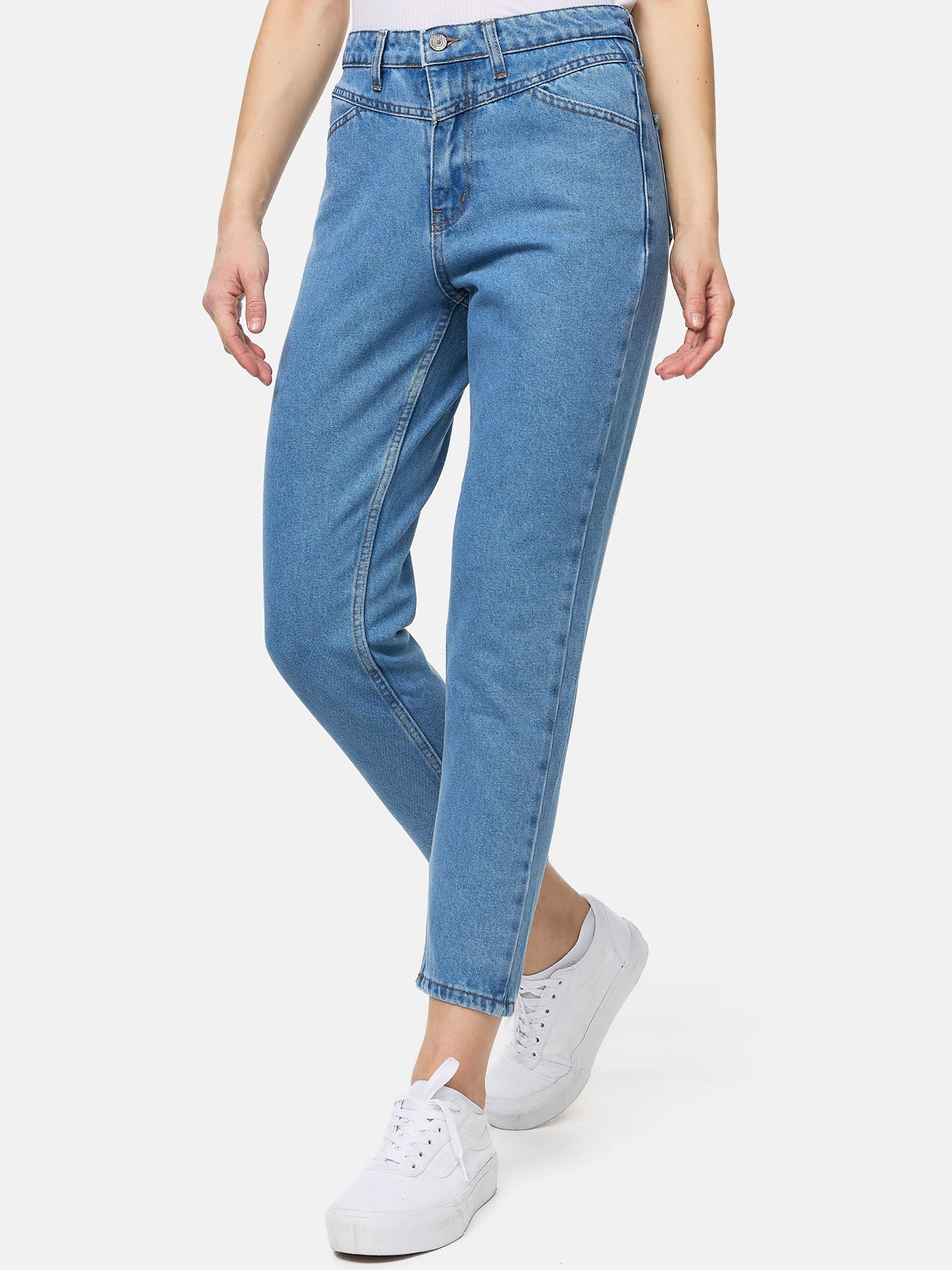 Tazzio Damen Mom Jeans F131